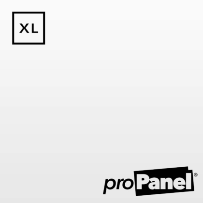 PROPANEL® XL 1m Wide Gloss White shower wall panel close up