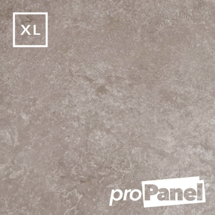 PROPANEL® XL 1m Wide Beige Concrete matte shower wall panel close up