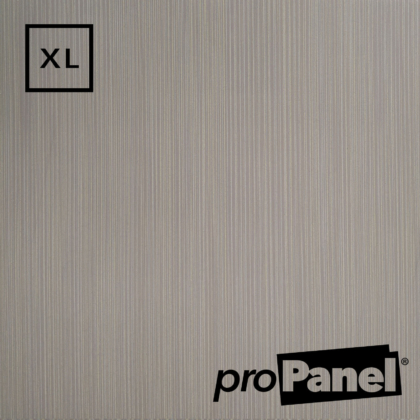 PROPANEL® XL 1m Wide Grey Linen shower wall panel close up