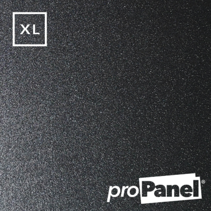 PROPANEL® XL 1m Wide Gunmetal Dark Grey gloss shower wall panel close up