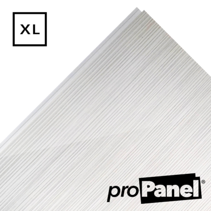 PROPANEL® XL 1m Wide White Linen gloss shower wall panel