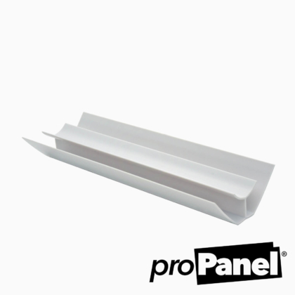 White 5mm internal corner PVC trim
