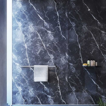 Phantom Marble Showerwall used in a bathroom.