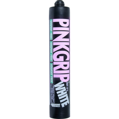 Pink Grip But Its White solvent adhesive cartridge